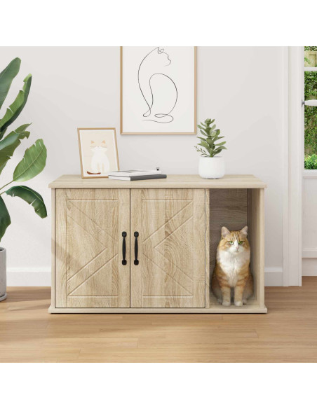 Casa per Gatti Sonoma 85 x 55 x 50 cm Legno multistrato