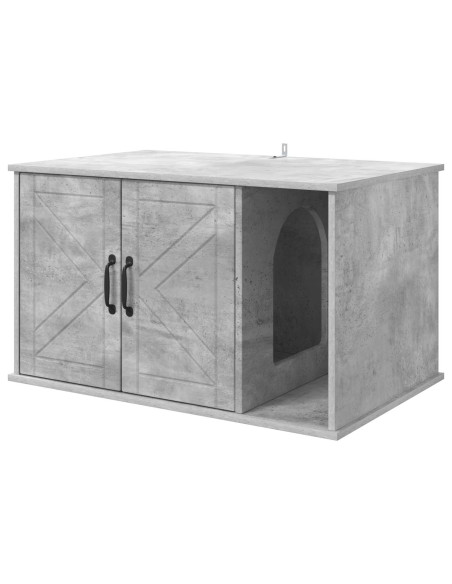 Casa per Gatti Calcestruzzo 85 x 55 x 50 cm Legno multistrato