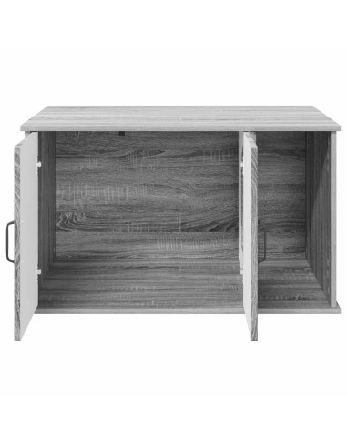 Casa per Gatti Grigio Sonoma 85 x 55 x 50 cm Legno multistrato