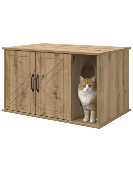 Casa per Gatti Rovere Artigianale 85 x 55 x 50 cm