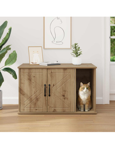 Casa per Gatti Rovere Artigianale 85 x 55 x 50 cm