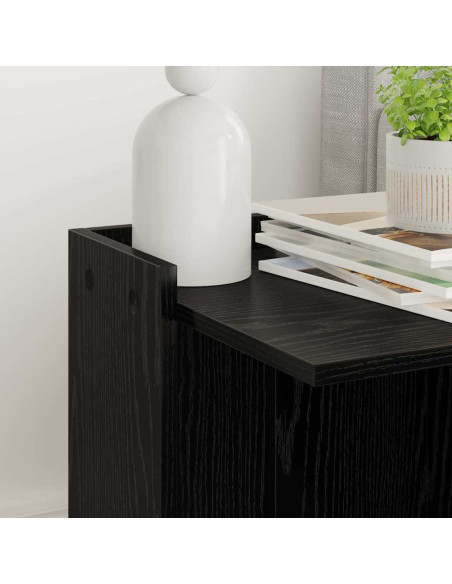 Rifugio per lettiera per gatti Rovere Nero 42 x 42 x 51 cm