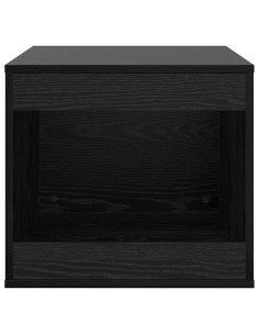 Rifugio per lettiera per gatti Rovere Nero 47 x 59 x 42 cm 2