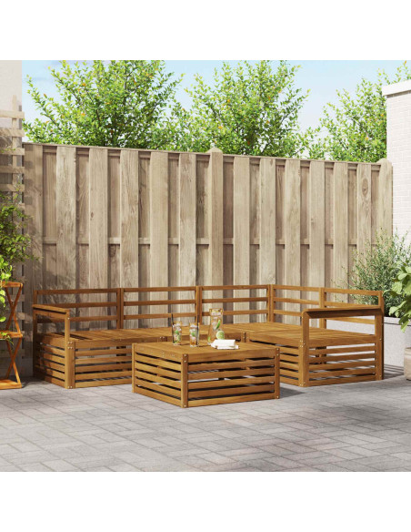 Set di divani 5 pcs Naturale