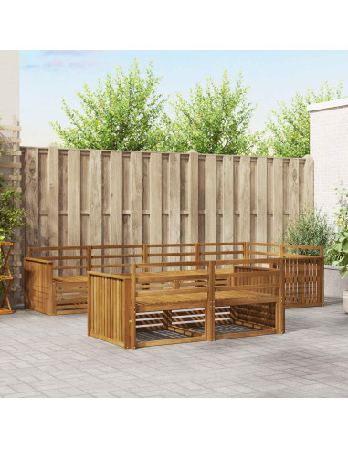 Set di divani 7 pcs Naturale