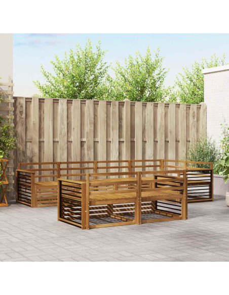 Set di divani 7 pcs Naturale