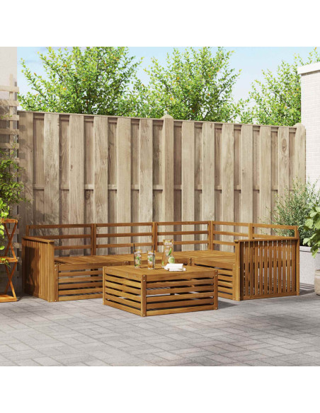 Set di divani 5 pcs Naturale