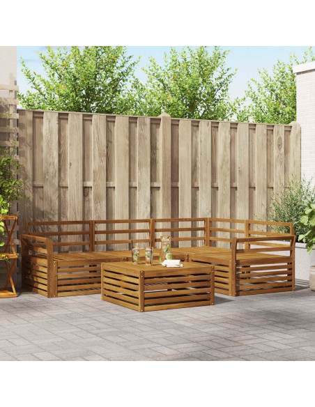 Set di divani 5 pcs Naturale