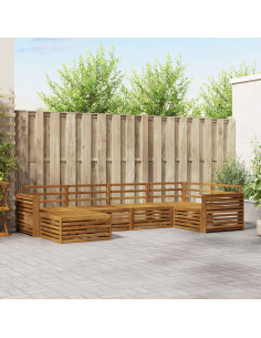 Set di divani 6 pcs Naturale