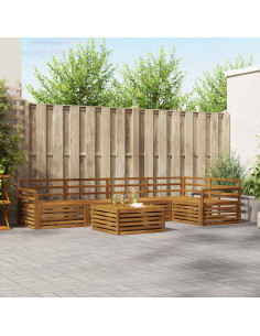 Set di divani 6 pcs Naturale