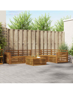 Set di divani 6 pcs Naturale