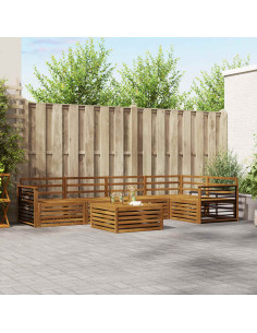 Set di divani 6 pcs Naturale