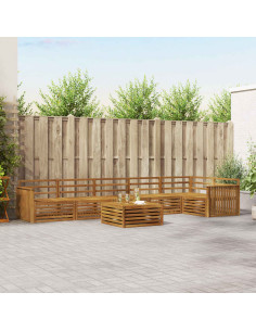 Set di divani 7 pcs Naturale