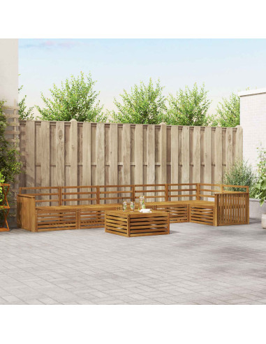 Set di divani 7 pcs Naturale