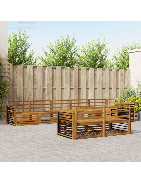 Set di divani 8 pcs Naturale