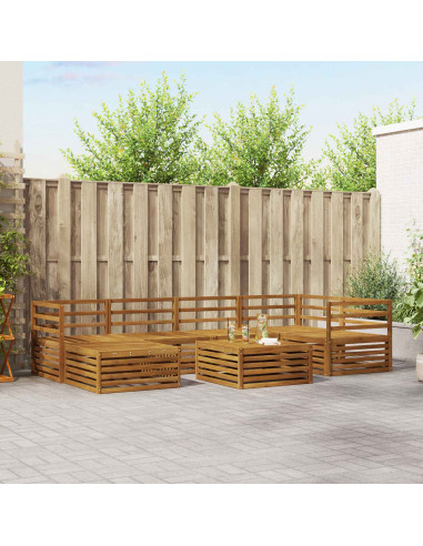 Set di divani 7 pcs Naturale