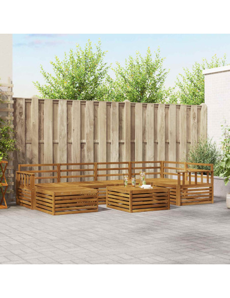 Set di divani 7 pcs Naturale