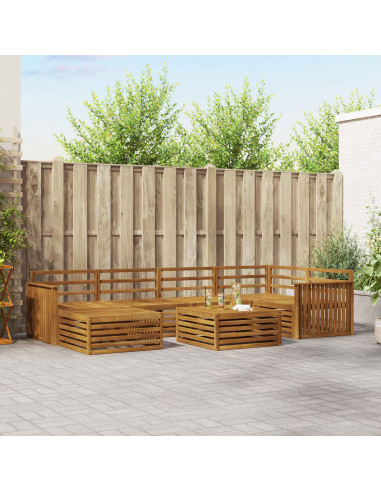 Set di divani 7 pcs Naturale