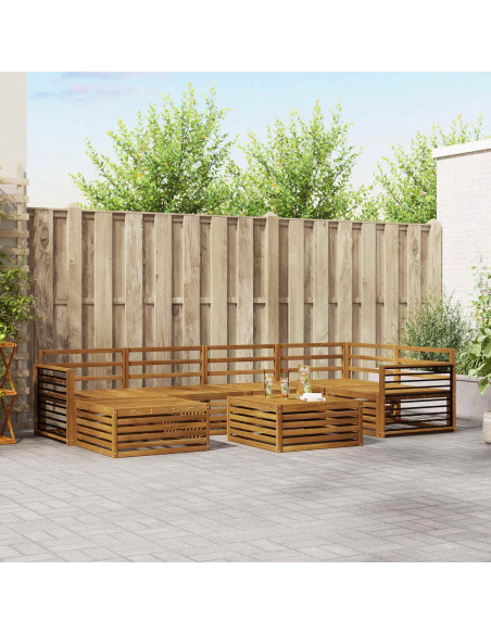 Set di divani 7 pcs Naturale