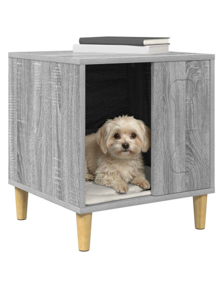 Cuccia per cani Grigio Sonoma 44 x 42 x 49 cm Legno multistrato