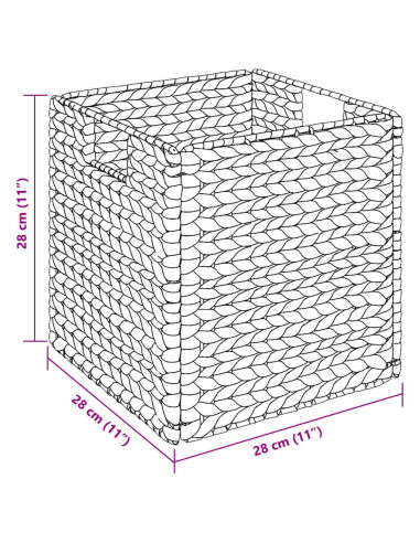 Cesti per Stoccaggio 2 pcs Naturale 28 x 28 x 28 cm