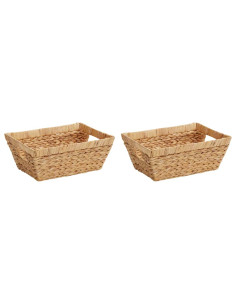 Cesti per Stoccaggio 2 pcs Naturale 38 x 28 x 15 cm 2