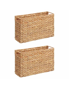 Ceste per Riviste 2 pcs Naturale 39 x 14 x 25 cm 2