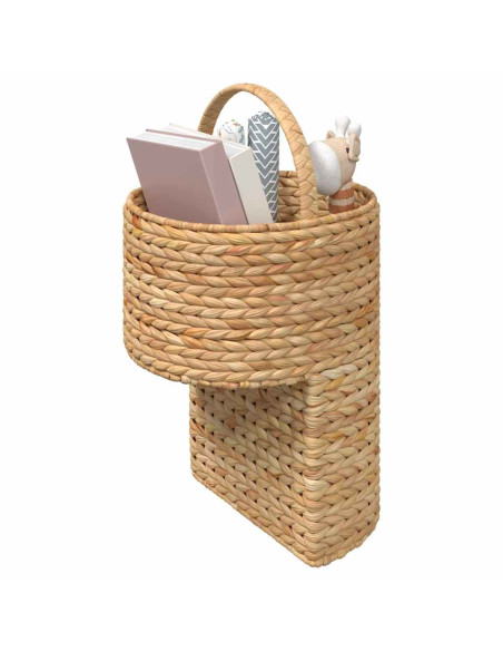 Cestino della scala Naturale 28 x 26 x 47 cm Giacinto d'acqua