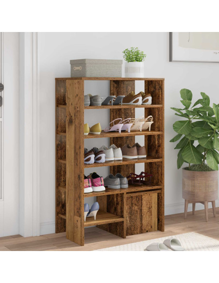 Mobile per scarpe 2 pcs Legno vecchio Legno multistrato