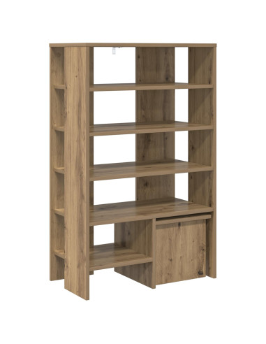 Mobile per scarpe 2 pcs Rovere artigianale Legno multistrato