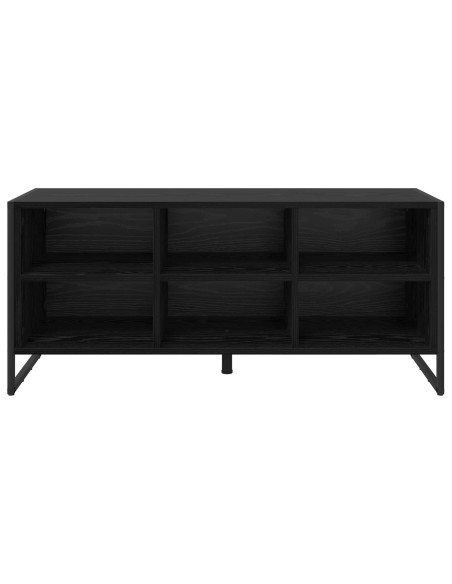 Mobile per scarpe Rovere Nero 60 x 35 x 44 cm Legno multistrato