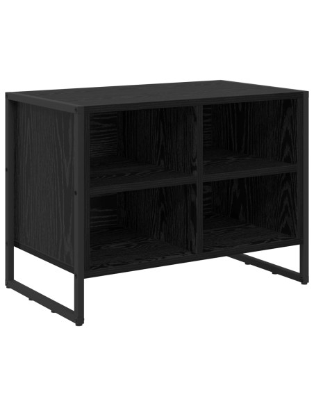 Mobile per scarpe Rovere Nero 60 x 35 x 44 cm Legno multistrato