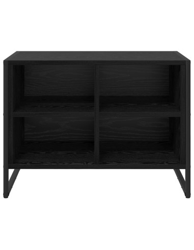 Mobile per scarpe Rovere Nero 60 x 35 x 44 cm Legno multistrato