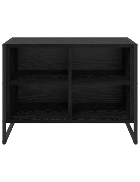 Mobile per scarpe Rovere Nero 60 x 35 x 44 cm Legno multistrato