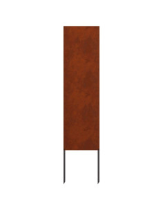 Schermo per privacy in giardino Traforo Ruggine 32 x 140 cm 2