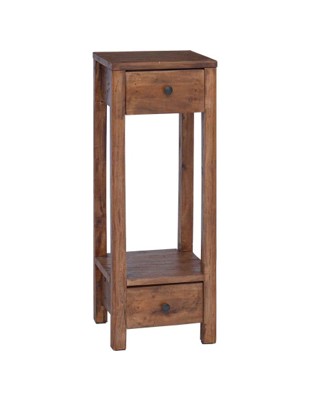 Supporto per piante Marrone 30 x 30 x 80 cm Legno di Mogano