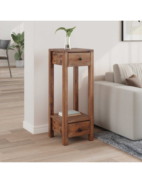 Supporto per piante Marrone 30 x 30 x 80 cm Legno di Mogano