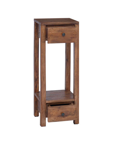 Supporto per piante Marrone 30 x 30 x 80 cm Legno di Mogano