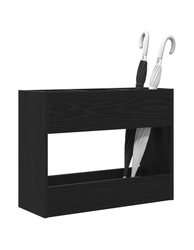 Supporto per Ombrellone Rovere Nero 65 x 24 x 50 cm