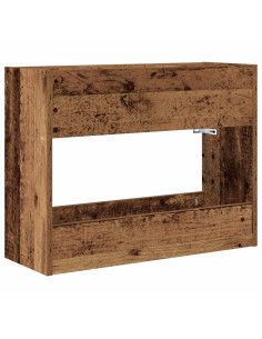 Supporto per Ombrellone Legno vecchio 65 x 24 x 50 cm 2