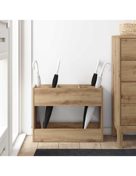 Supporto per Ombrellone Rovere artigianale 65 x 24 x 50 cm