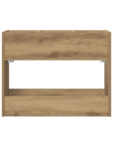 Supporto per Ombrellone Rovere artigianale 65 x 24 x 50 cm
