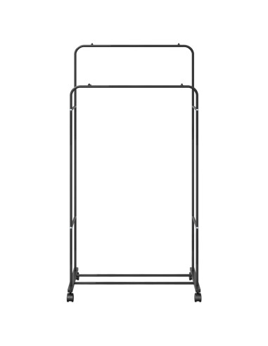 Stendibiancheria Tinta unita Nero 80 x 53 x 156 cm