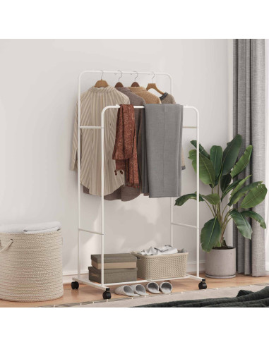 Stendibiancheria Tinta unita Bianco 80 x 53 x 156 cm