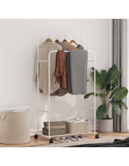 Stendibiancheria Tinta unita Bianco 80 x 53 x 156 cm