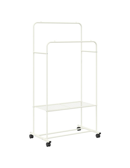 Stendibiancheria con lo scaffale Bianco 80 x 53 x 156 cm