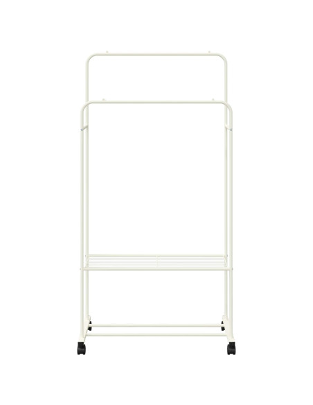 Stendibiancheria con lo scaffale Bianco 80 x 53 x 156 cm