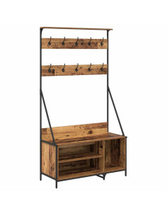 Stendibiancheria Legno vecchio 100 x 41 x 184 cm 2