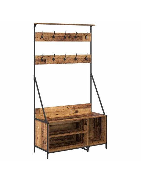 Stendibiancheria Legno vecchio 100 x 41 x 184 cm