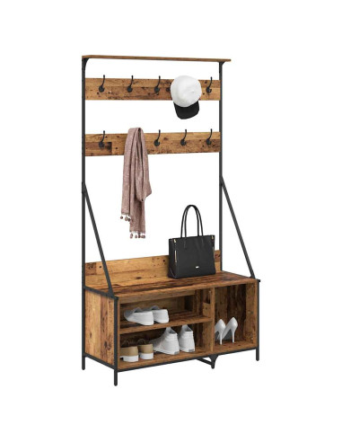 Stendibiancheria Legno vecchio 100 x 41 x 184 cm